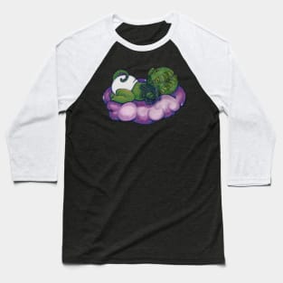 Baby Cthulhu on a Cloud Baseball T-Shirt